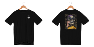 Nome do produto YOUNG CAVEIRA CAMISETA UNISEX