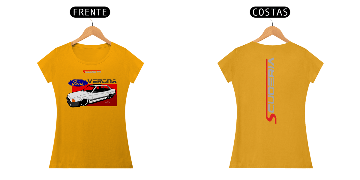 Nome do produto: Baby Long Classic Ford Verona Branco Scuderia