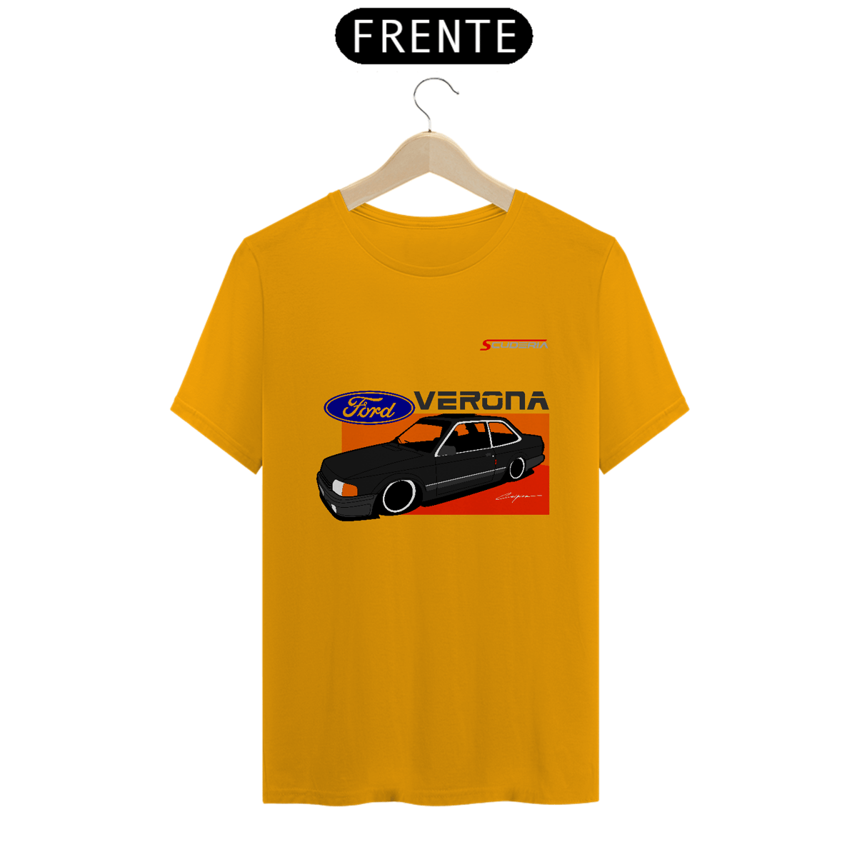 Nome do produto: T-Shirt Classic Ford Verona Preto Scuderia