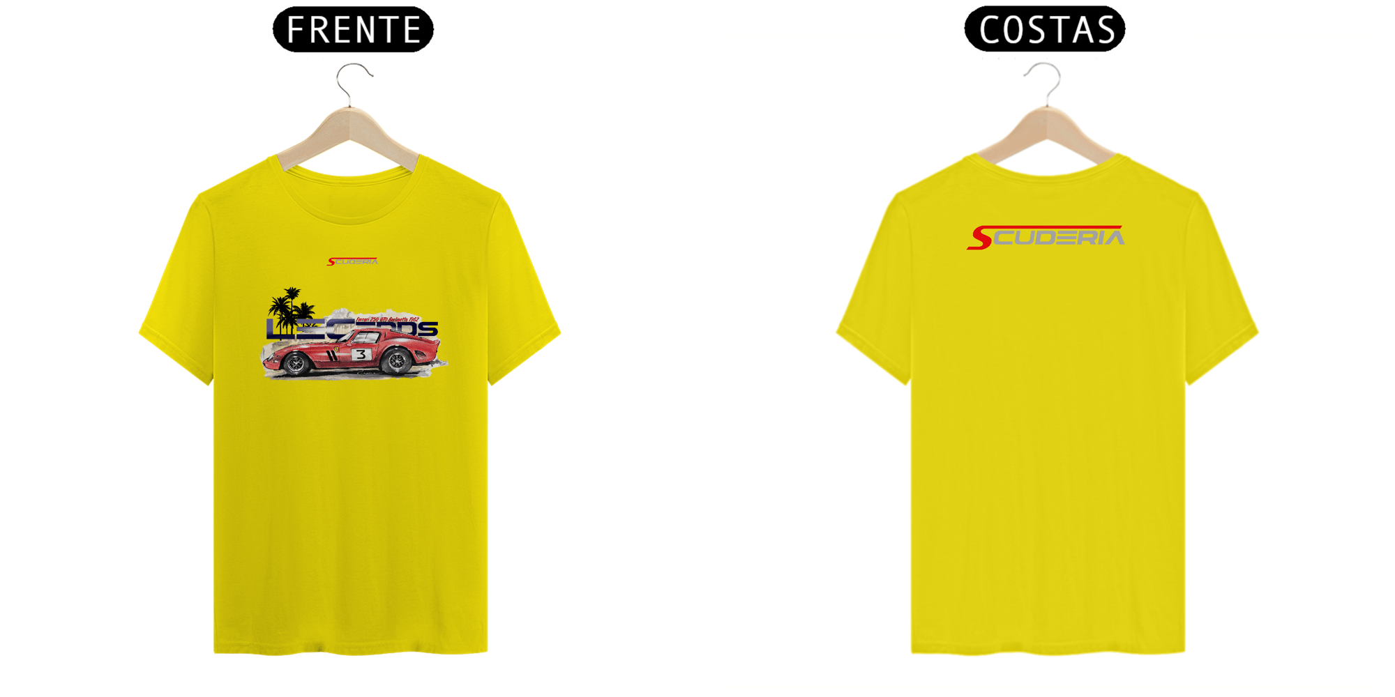 T-Shirt Quality Ferrai 250 GTO Berlinetta Scuderia