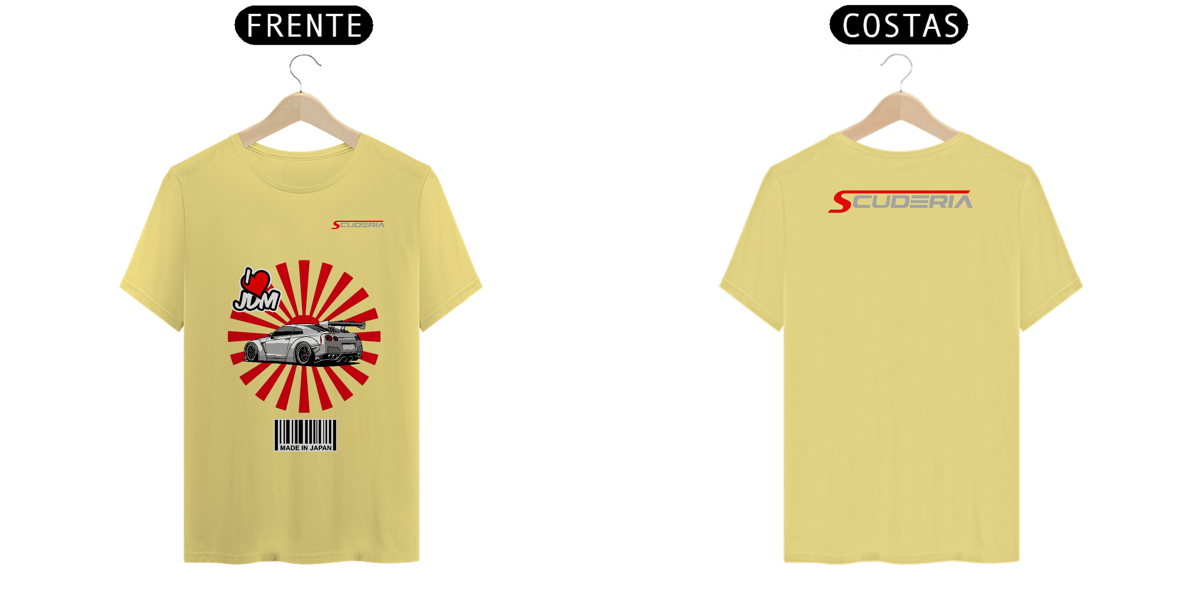 Nome do produto: T-Shirt Estonada I Love JDM GTR Scuderia 