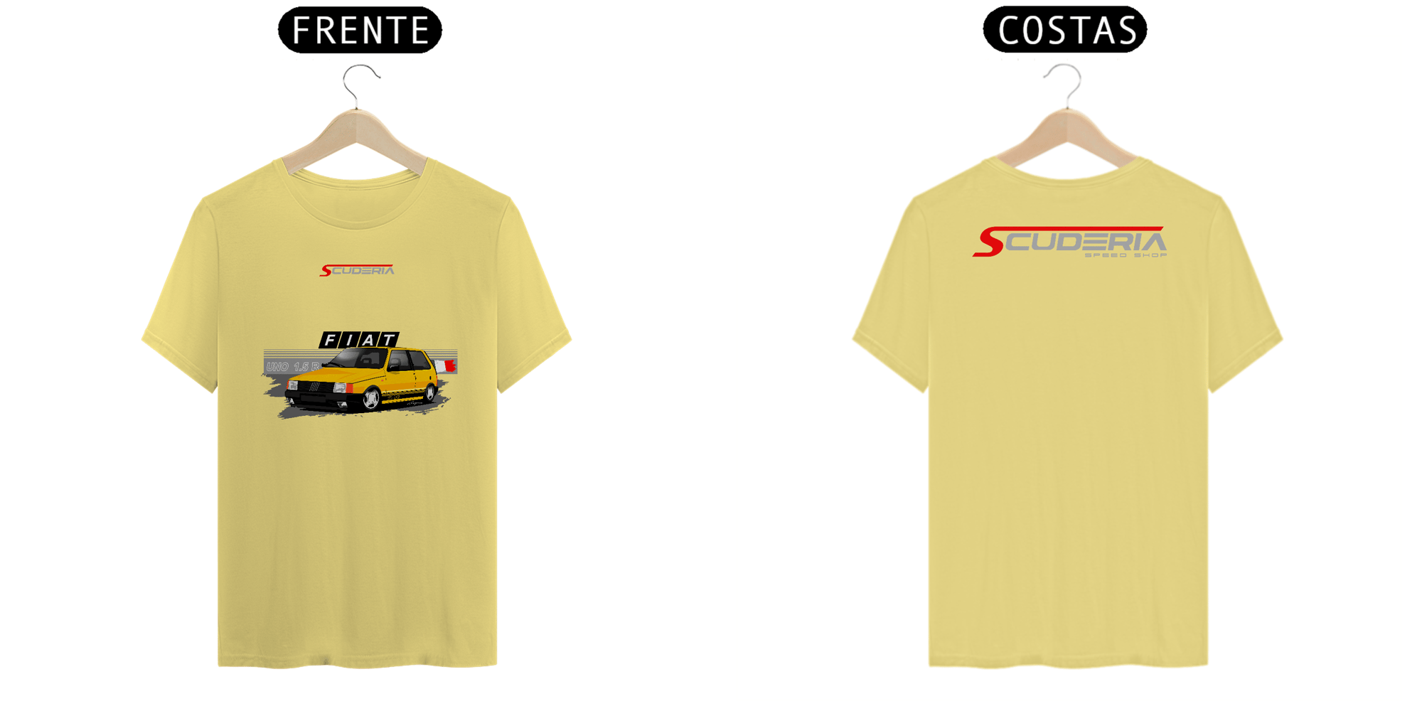 T-Shirt Estonada Coleção Anos 80 Uno 1.5R Scuderia