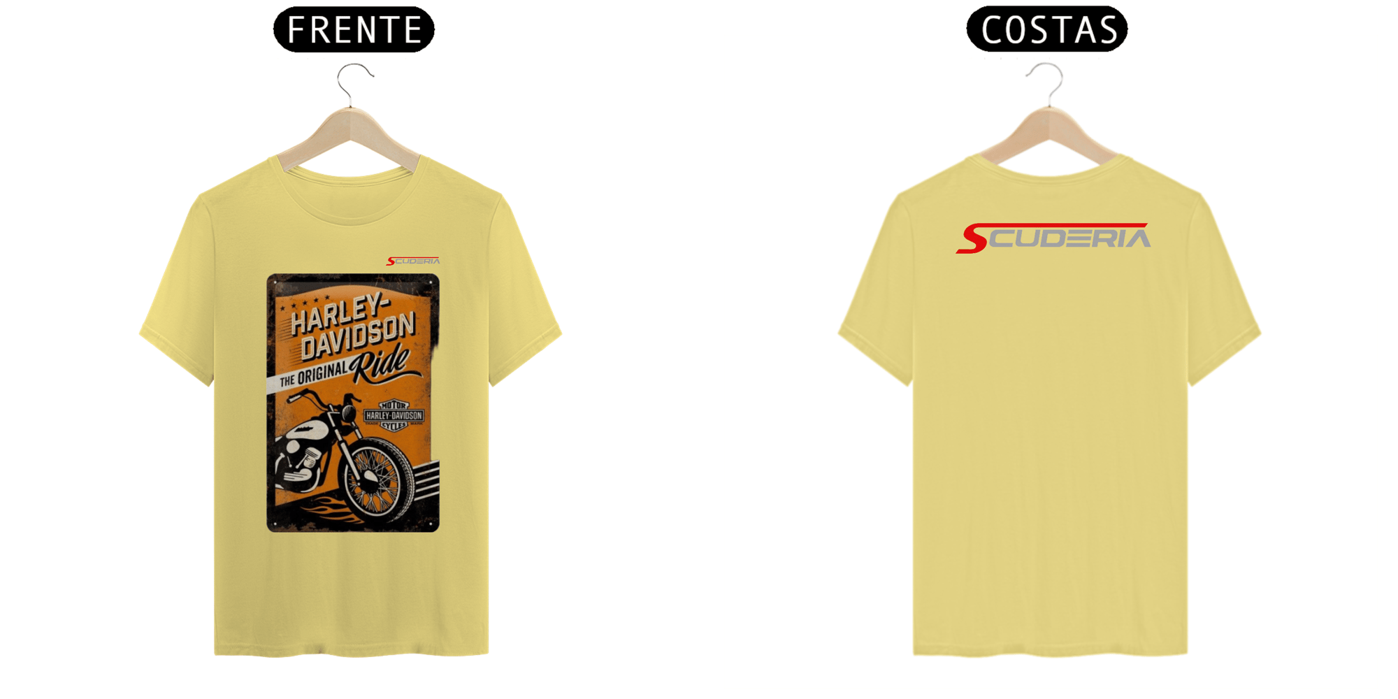 T-Shirt Estonada Harley Davison The Original Ride Scuderia