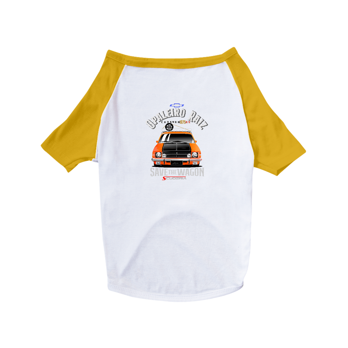 Nome do produto: T-Shirt Pet Caravan SS 78 Laranja Scuderia