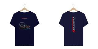 Nome do produto T-Shirt Plus Size Mercedes CLA AMG Scuderia