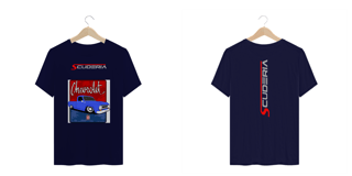 Nome do produto T-Shirt Plus Size Coleção Anos 70 C10 Azul Scuderia