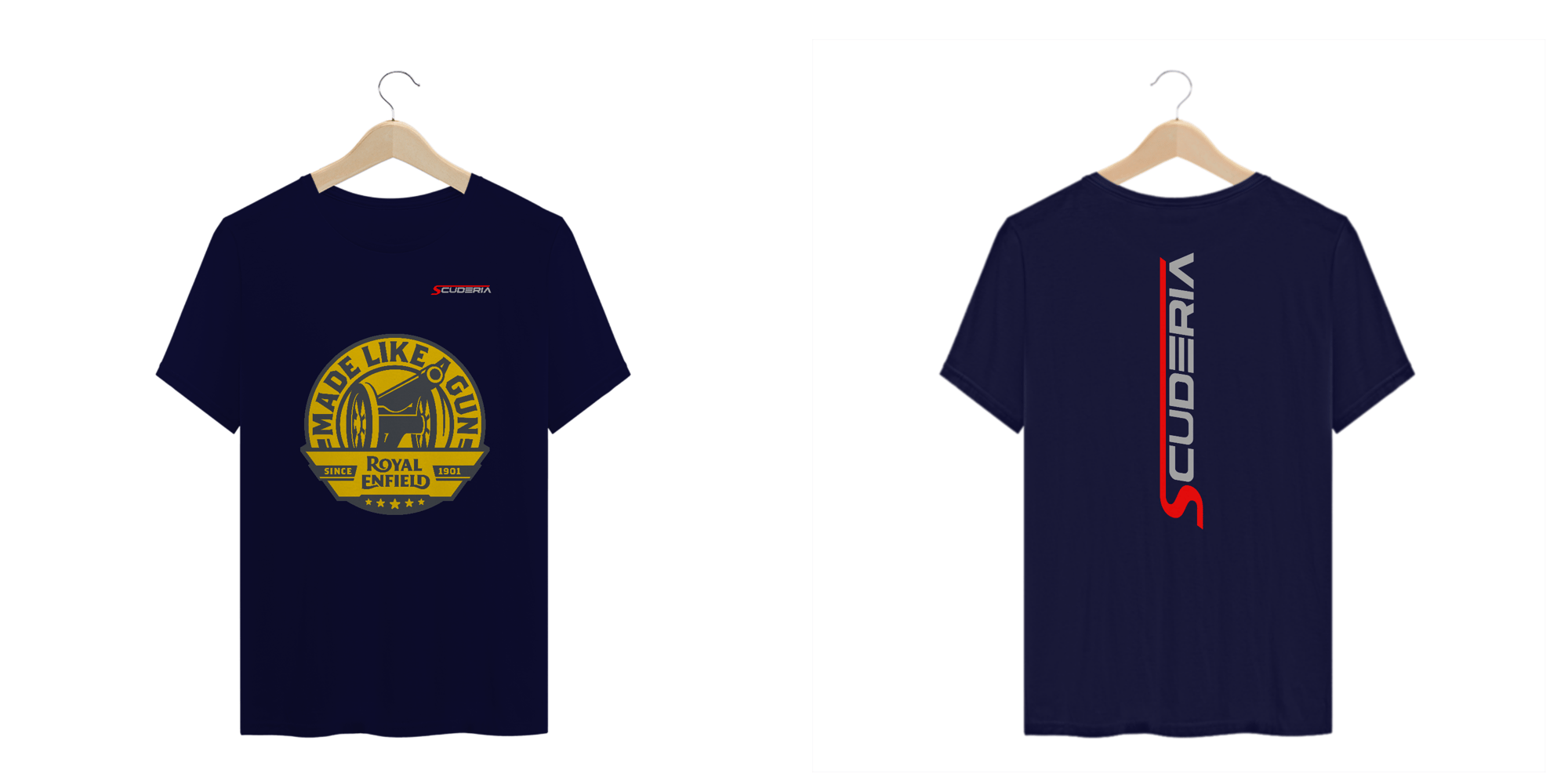 T-Shirt Plus Size Royal Enfield Scuderia