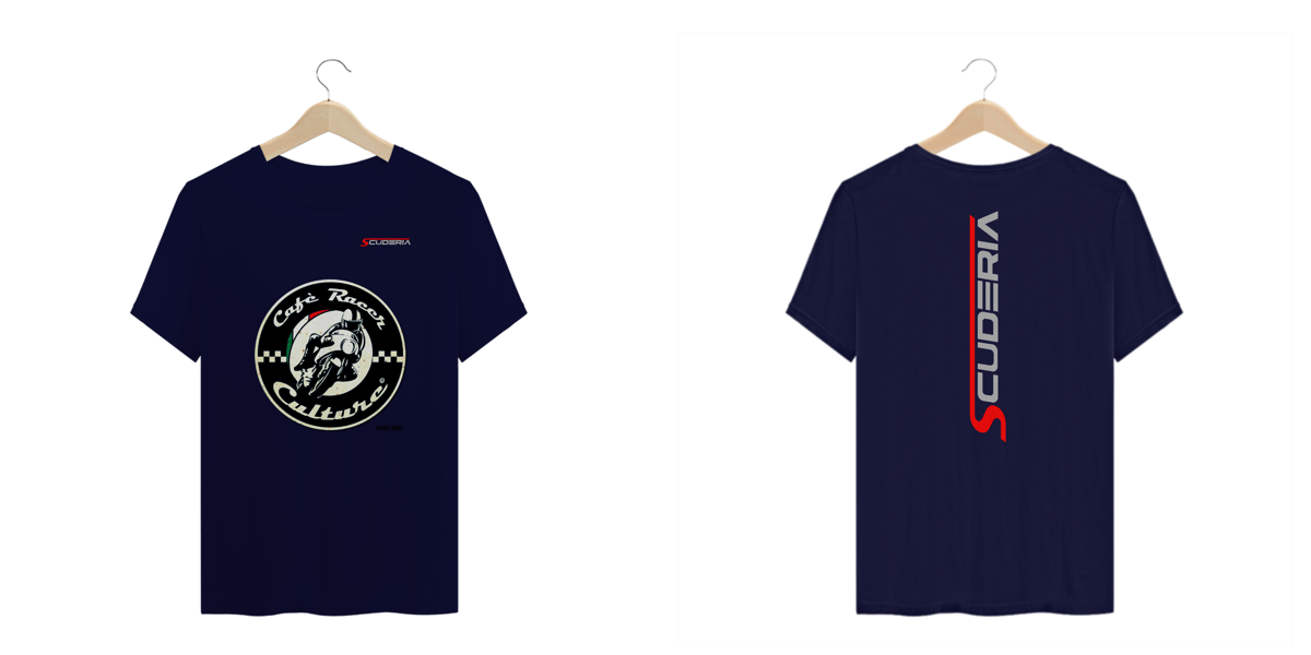 Nome do produto: T-Shirt Plus Size Café Racer Scuderia