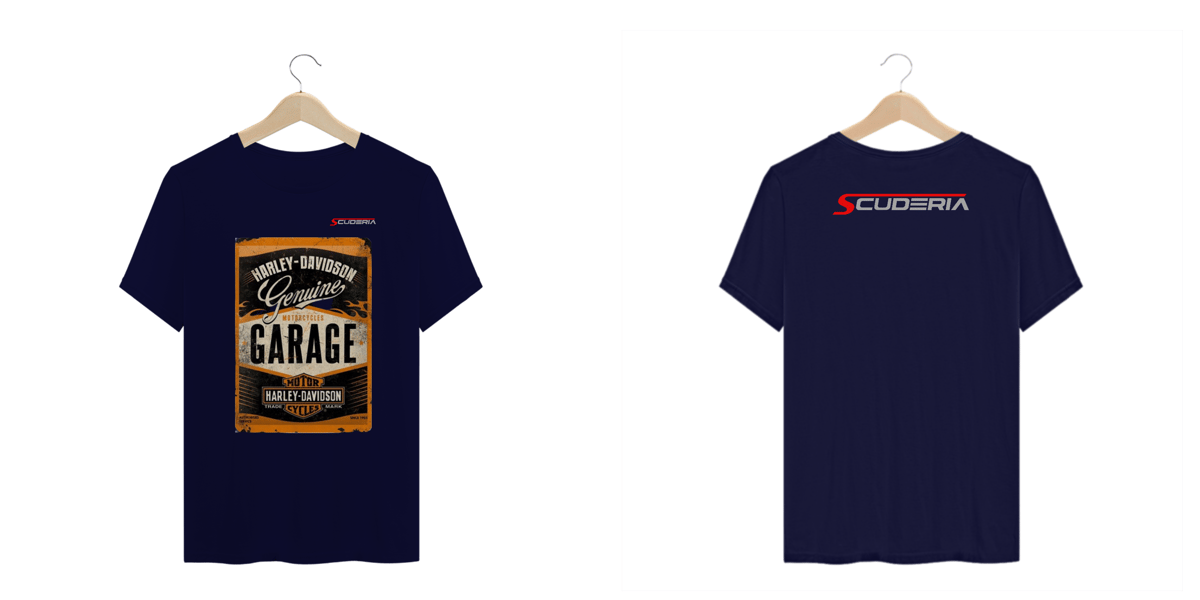 Nome do produto: T-Shirt Plus Size Harley Davidson Genuine Scuderia