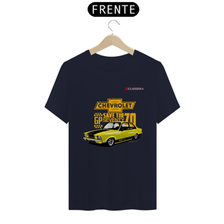 Nome do produto T-Shirt Prime Coleção Anos 70 Chevette GPII Amarelo Scuderia