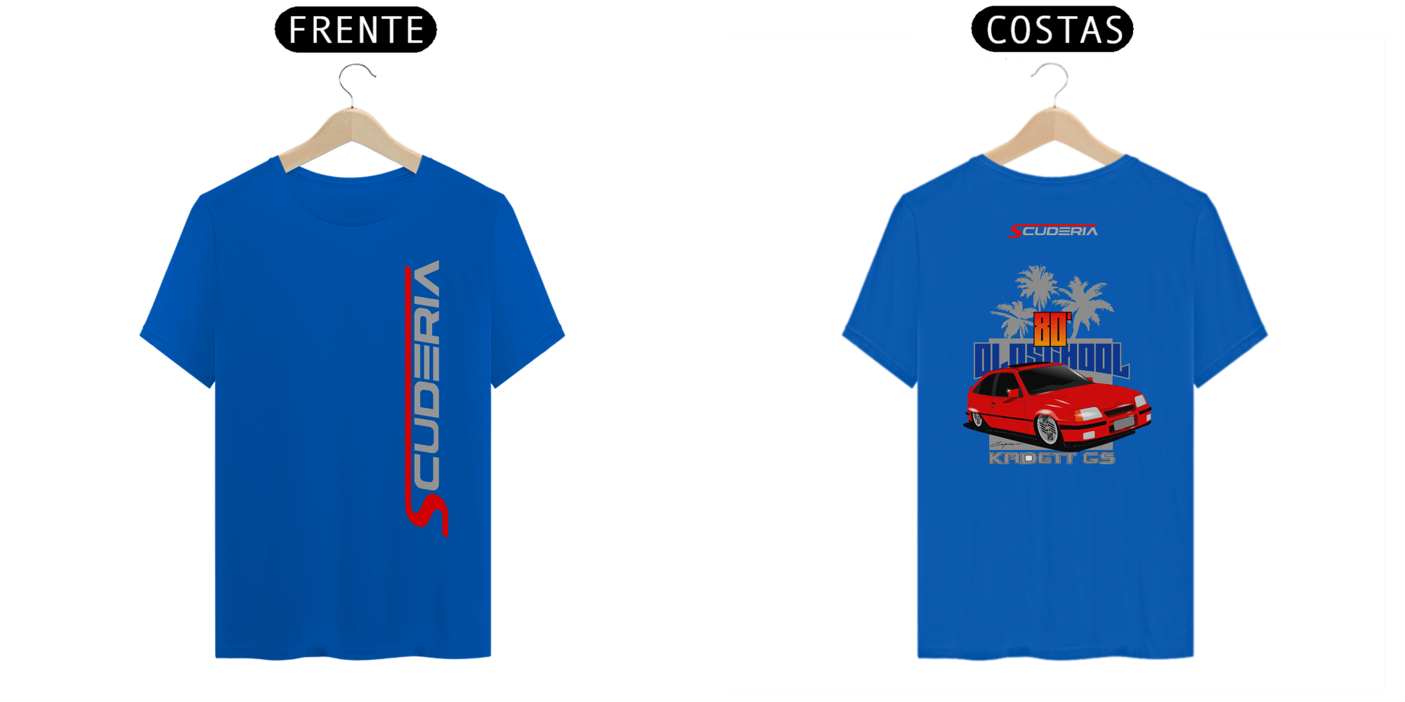 T-Shirt Quality Coleção Anos 80 kadett GS Scuderia