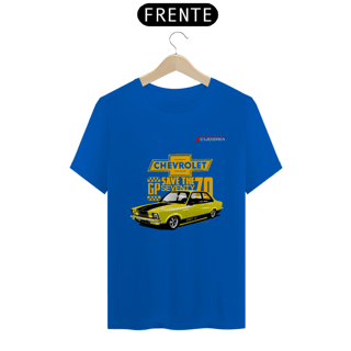 Nome do produto T-Shirt Prime Coleção Anos 70 Chevette GPII Amarelo Scuderia
