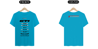 Nome do produto T-Shirt Classic Linha do Tempo Frente Golf GTI Scuderia