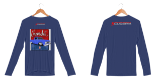 Nome do produto Manga Longa Sport Dry UV Coleção Anos 70 C10 Azul Scuderia