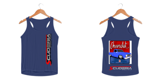 Nome do produto Regata Feminina Sport Dry UV Coleção Anos 70 C10 Azul Scuderia