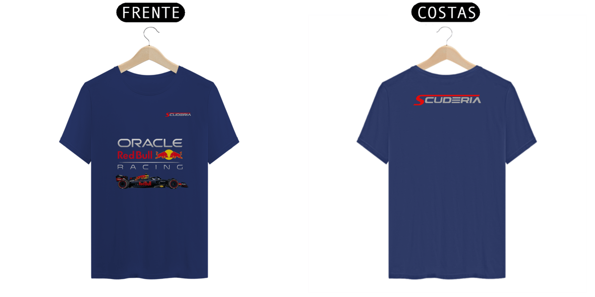 Nome do produto: T-Shirt Pima Oracle Red Bull Racing F1 Scuderia