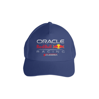 Boné Prime com Tela Oracle Red Bull Racing Scuderia