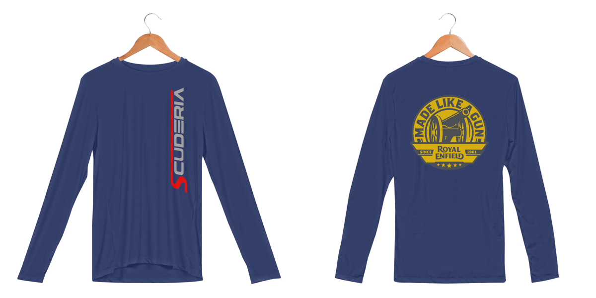 Nome do produto: Manga Longa UV Royal Enfield Motorcycles Scuderia