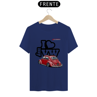 Nome do produto T-Shirt Pima I Love My VW Fusca Vermelho Scuderia
