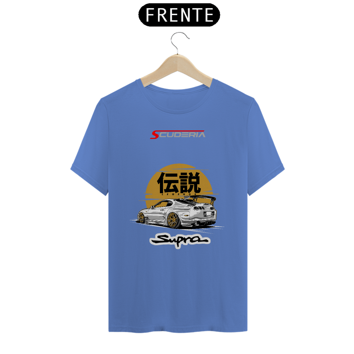 Nome do produto: T-Shirt Estonada Toyota Supra JDM Legends Scuderia