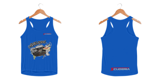 Nome do produto Regata Feminina UV Sport Dry Conjunto Old School (Toca Fitas TKR + Tojo) Scuderia