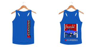 Nome do produto Regata Feminina Sport Dry UV Coleção Anos 70 C10 Azul Scuderia