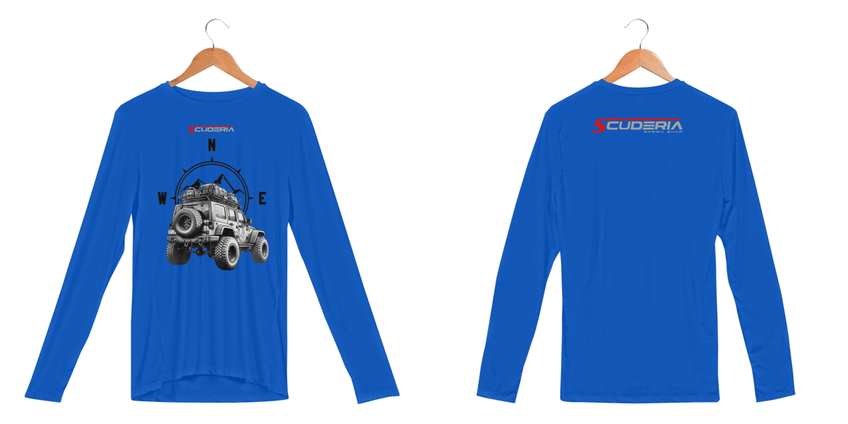Nome do produto: Manga Longa Sport Dry UV Jeep Wrangler Off Road Scuderia 