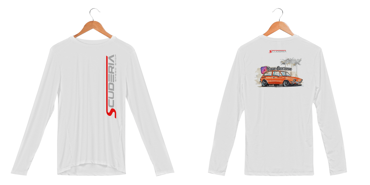 Nome do produto: Manga Longa UV Brasa Cavernosa Cartoon Scuderia
