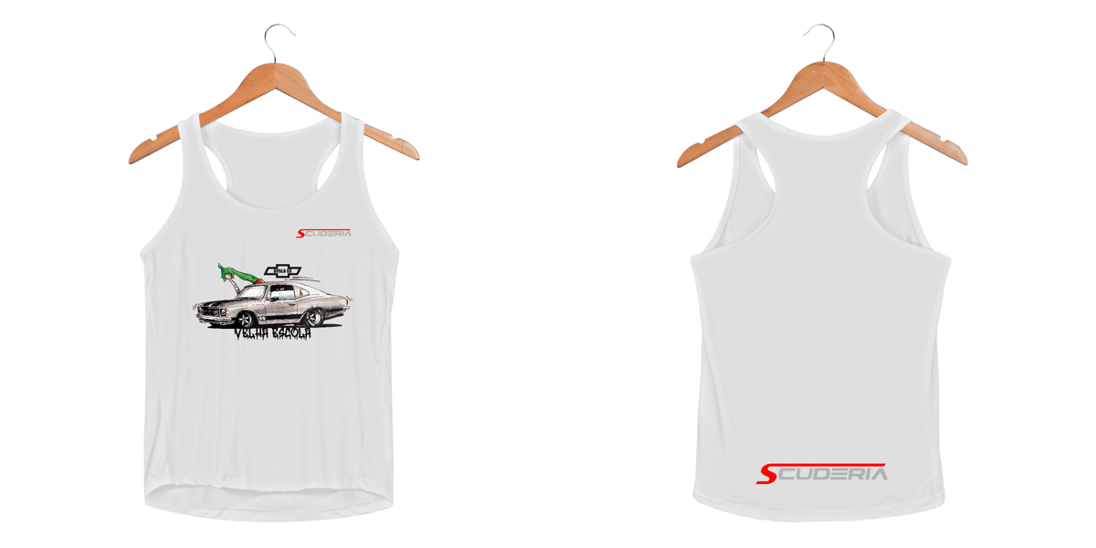 Nome do produto: Regata Feminina UV Opala SS Ghost Scuderia