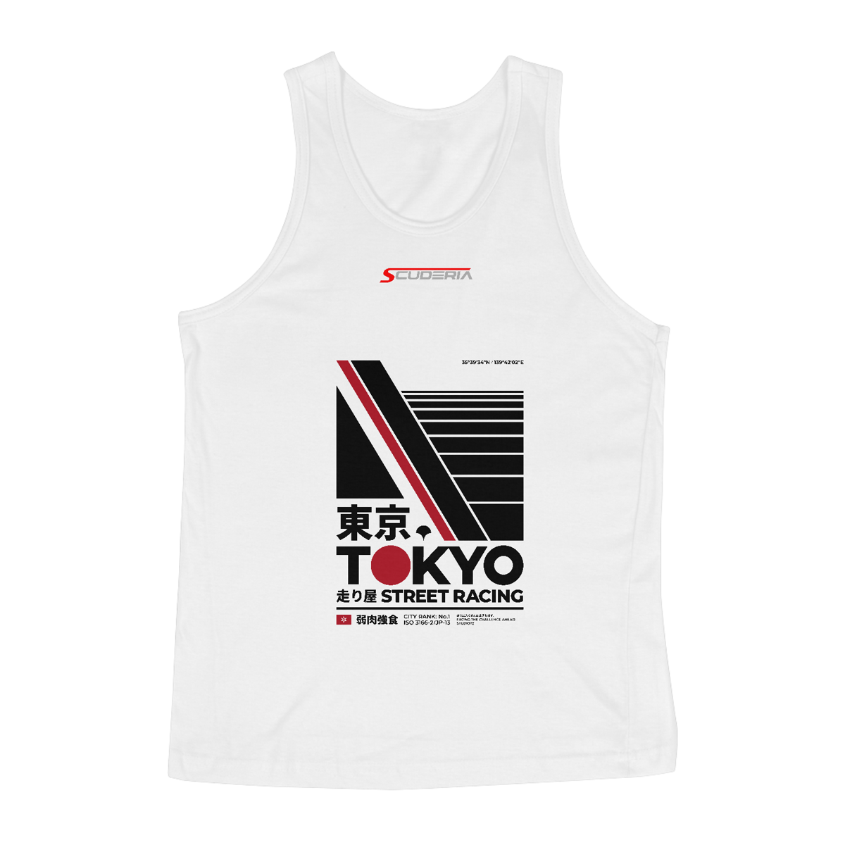 Nome do produto: Regata Masculina Tokyo Street Racing Scuderia