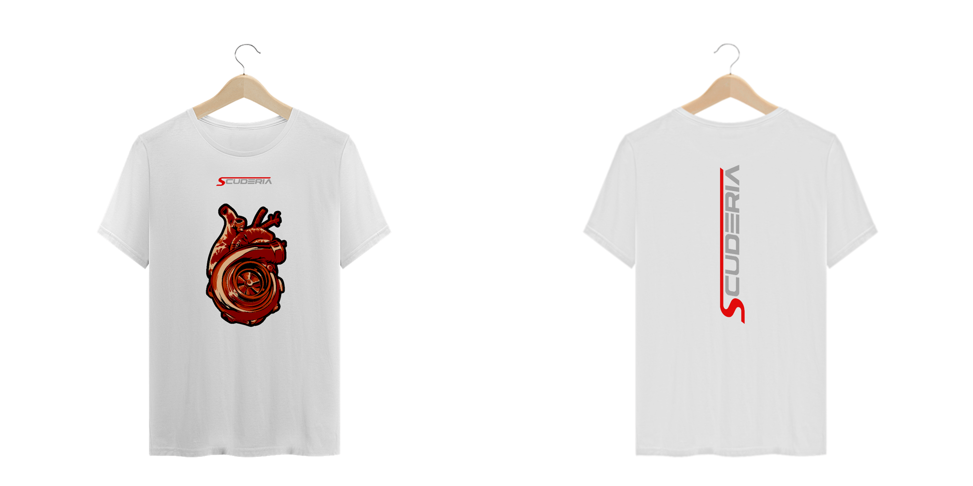 T-Shirt Plus Size Turbine Heart Scuderia