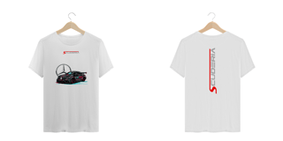 Nome do produto T-Shirt Plus Size Mercedes CLA AMG Scuderia