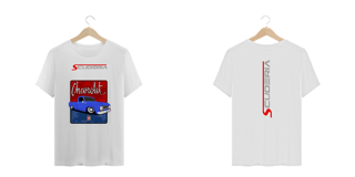 Nome do produto T-Shirt Plus Size Coleção Anos 70 C10 Azul Scuderia