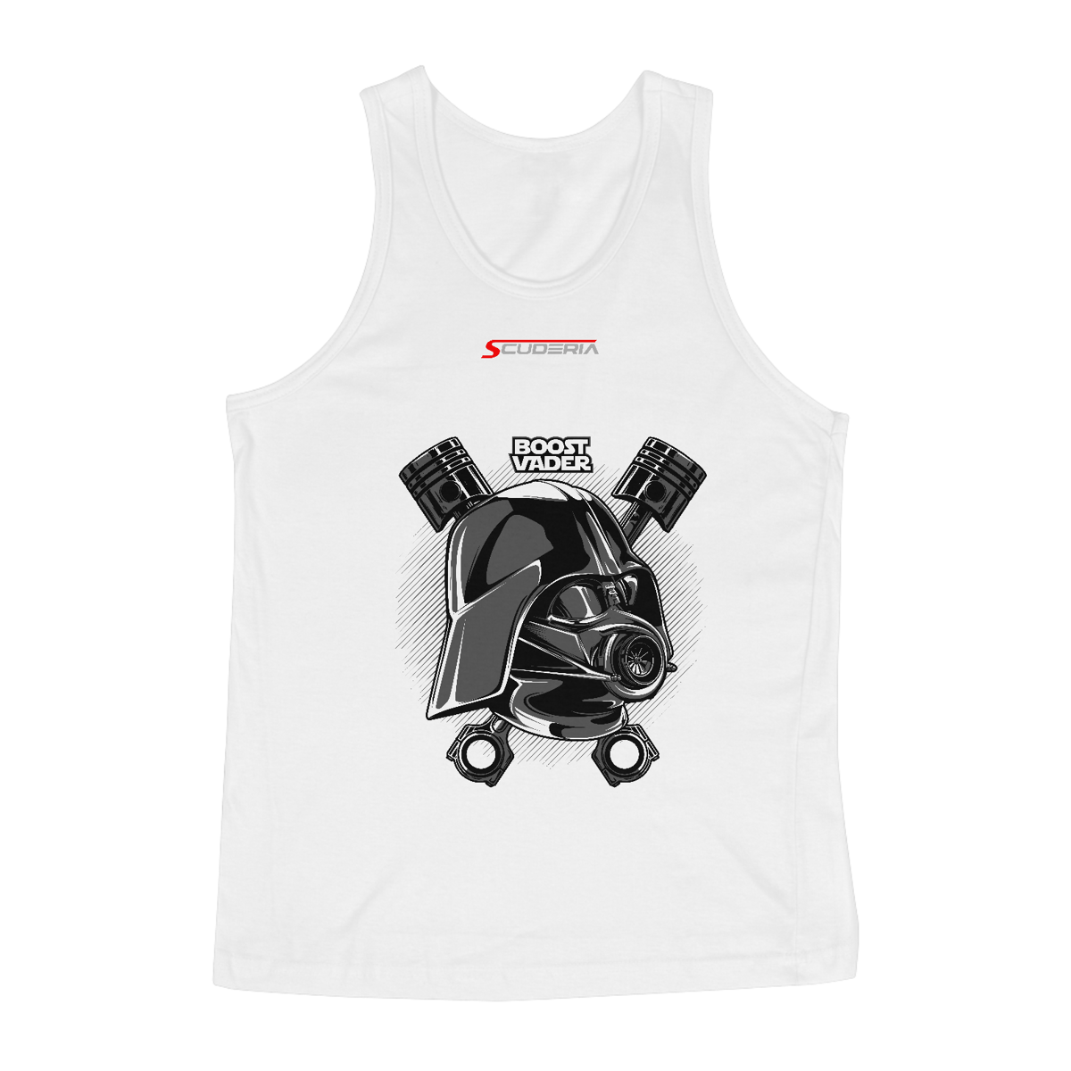 Nome do produto: Regata Masculina  Quality Booster Vader Scuderia