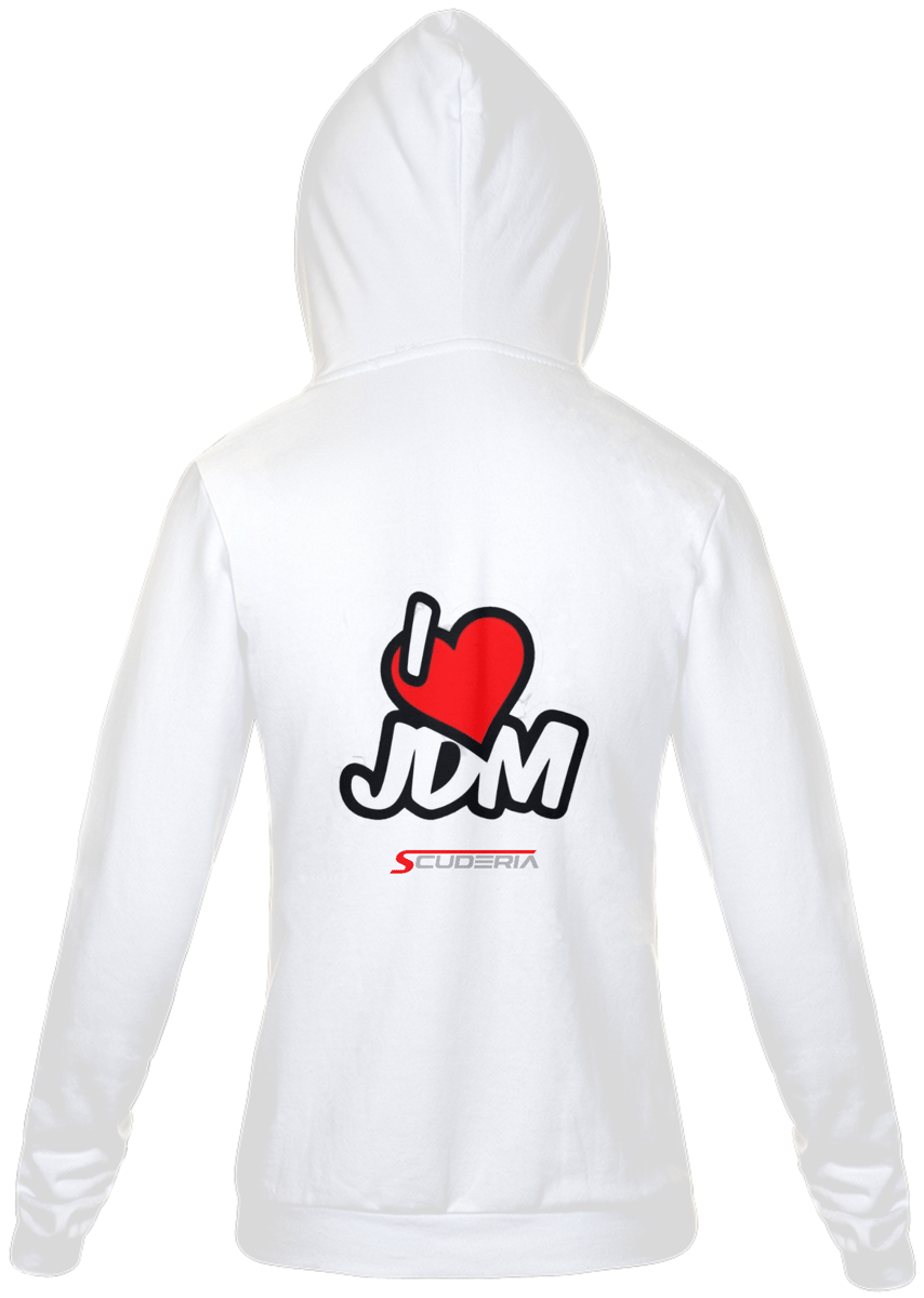 Nome do produto: Moleton com Zíper I Love JDM Scuderia