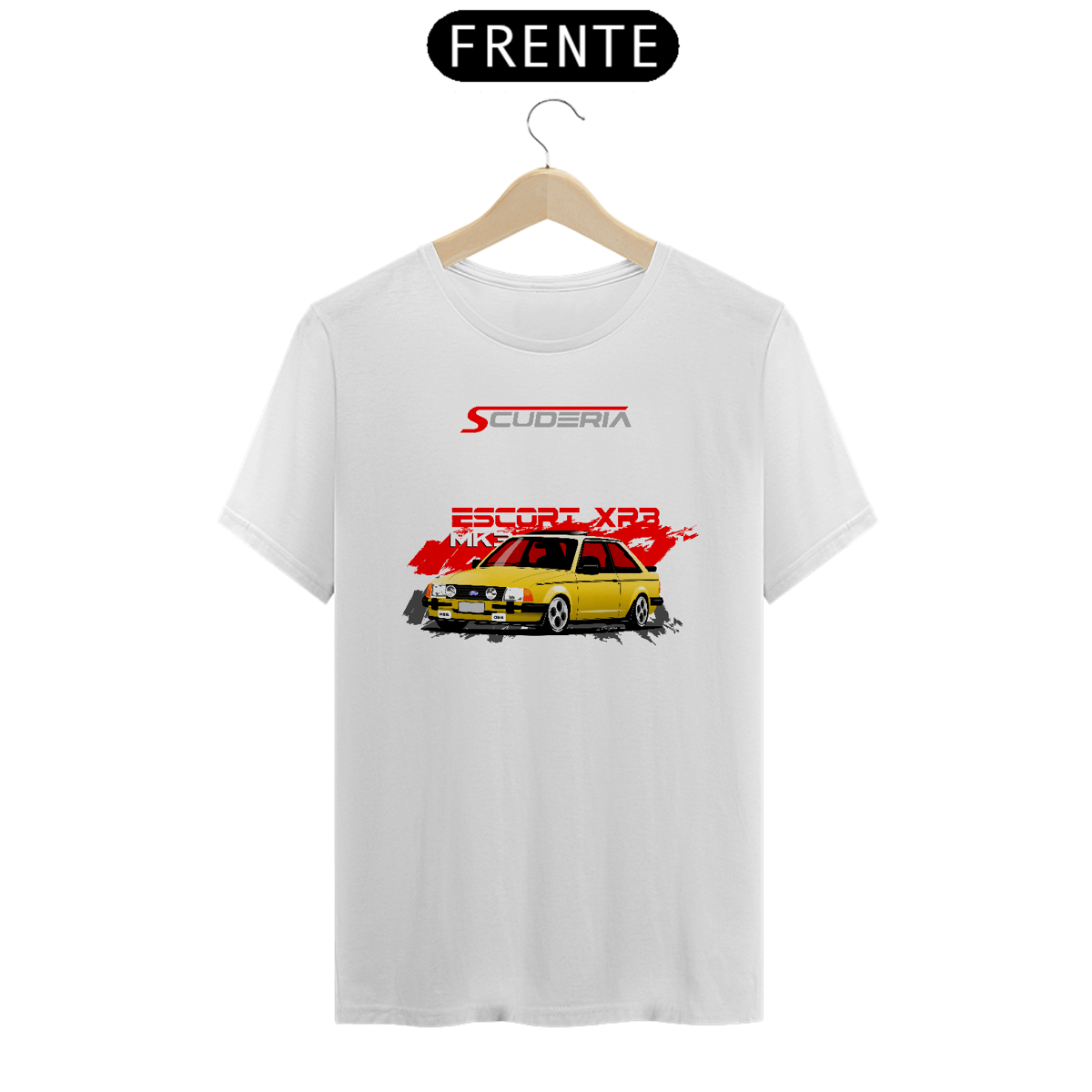 Nome do produto: T-Shirt Prime Coleção Anos 80 escort XR3 Mk3 Scuderia 