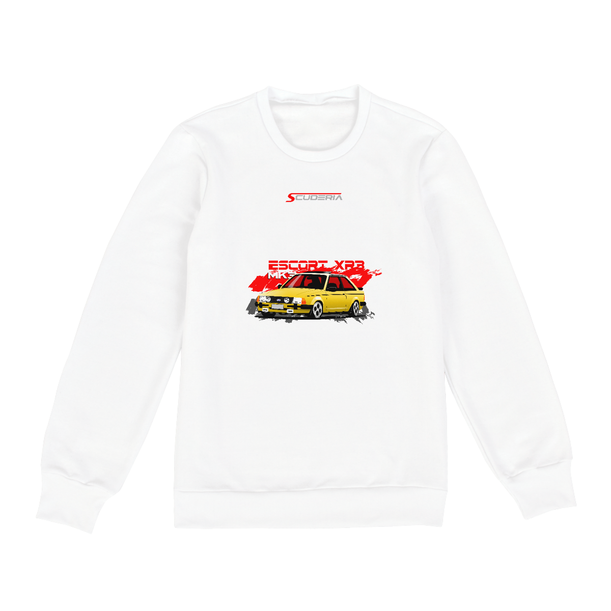 Nome do produto: Moleton Fechado Coleção Anos 80 Escort XR3 Mk3 Scuderia