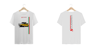 Nome do produto T-Shirt Plus Size Coleção Anos 80 Fiat Uno 1.5R Scuderia