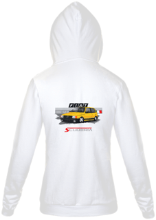 Nome do produto Moleton com Zíper Coleção Anos 80 Fiat Uno 1.5R Scuderia