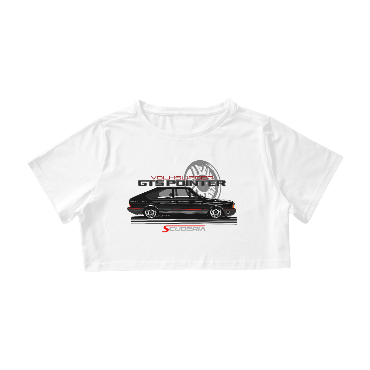 Nome do produto: Cropped Coleção Anos 80 Passat GTS Pointer Scuderia