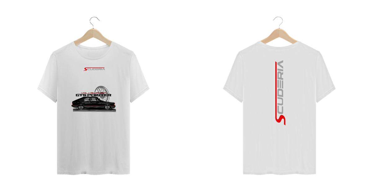 Nome do produto: T-Shirt Plus Size Coleção Anos 80 Passat GTS Pointer Scuderia