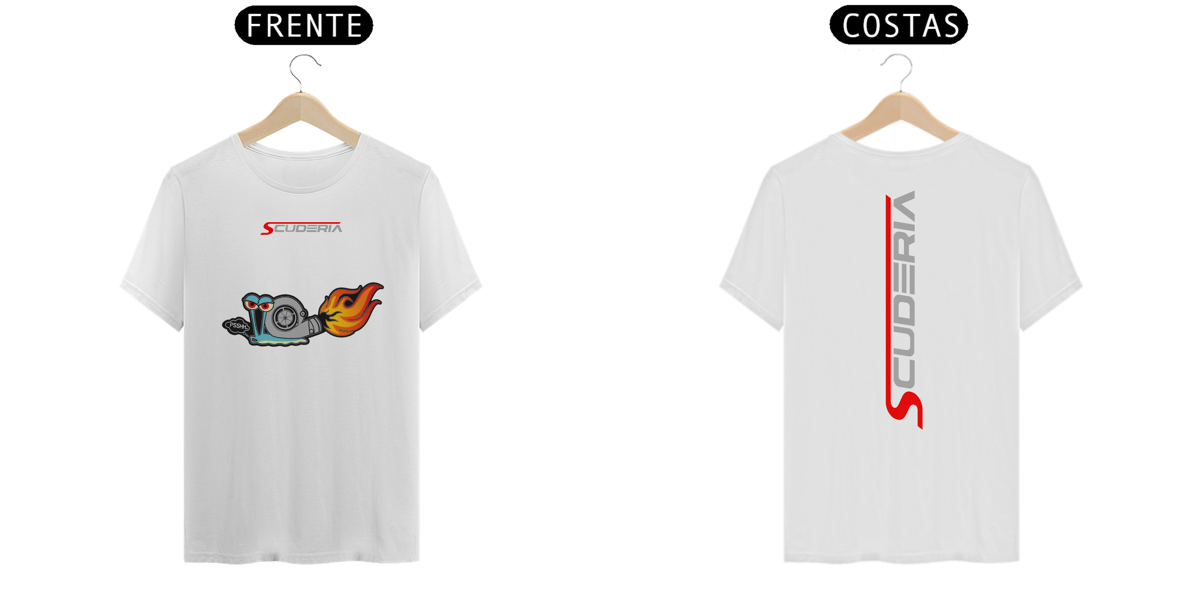 Nome do produto: T-Shirt Quality Caramujo Turbo Scuderia