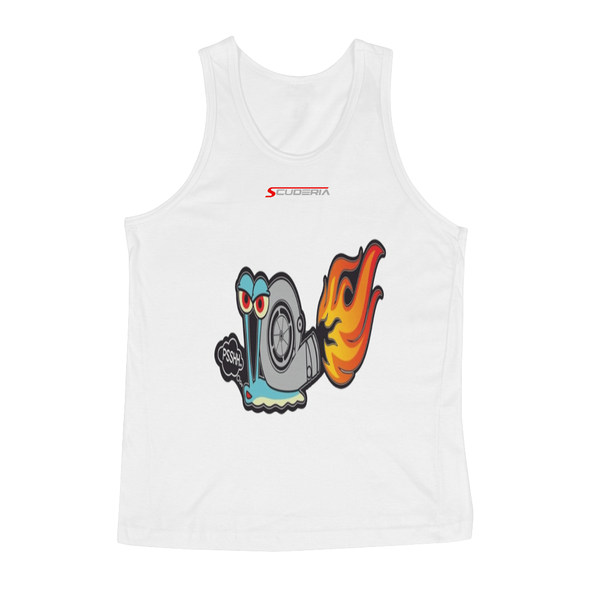 Nome do produto: Regata Masculina Quality Caramujo Turbo Scuderia
