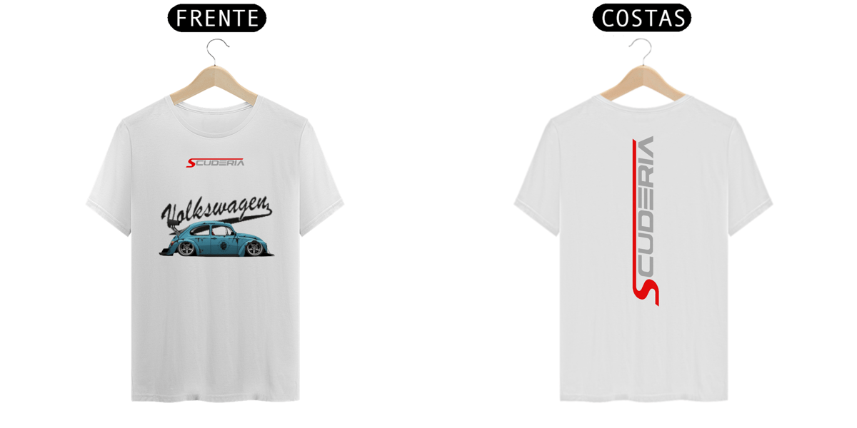 Nome do produto: T-Shirt Quality Fusca Race Scuderia