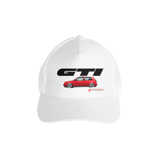 Nome do produto Boné Americano com Tela Golf GTI MK3 Scuderia