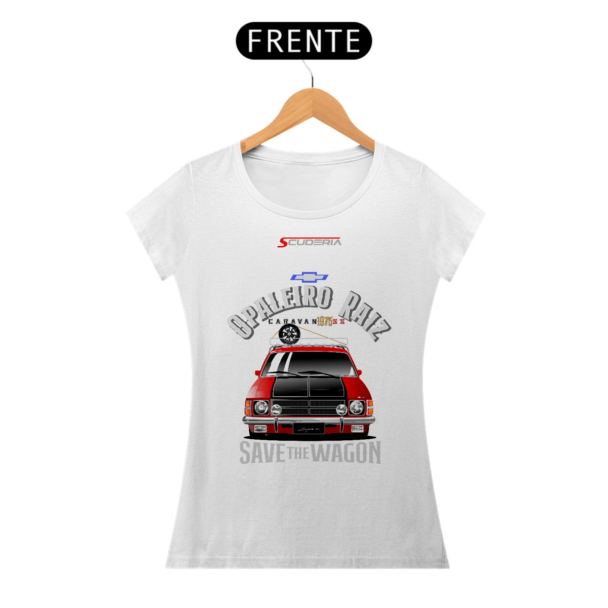 Nome do produto: Baby Long Classic Coleção Anos 70 Caravan SS 78 Vermelha Scuderia