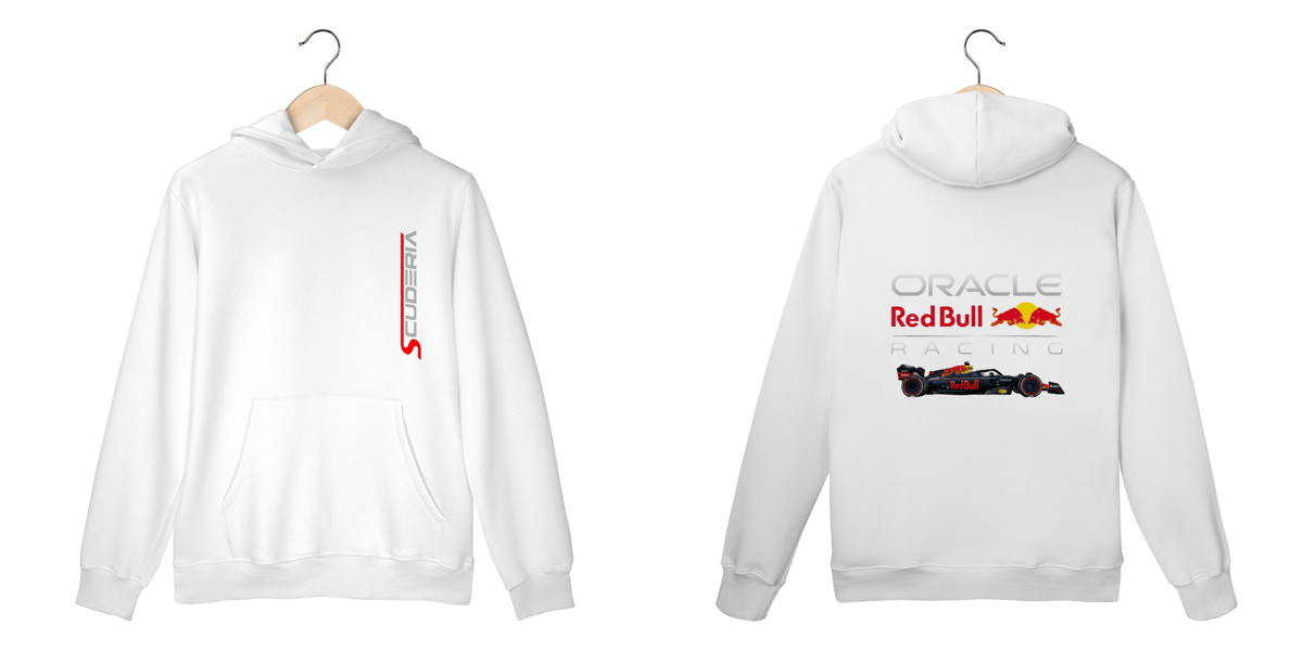 Nome do produto: Moleton Canguru Oracle Red Bull Racing Scuderia