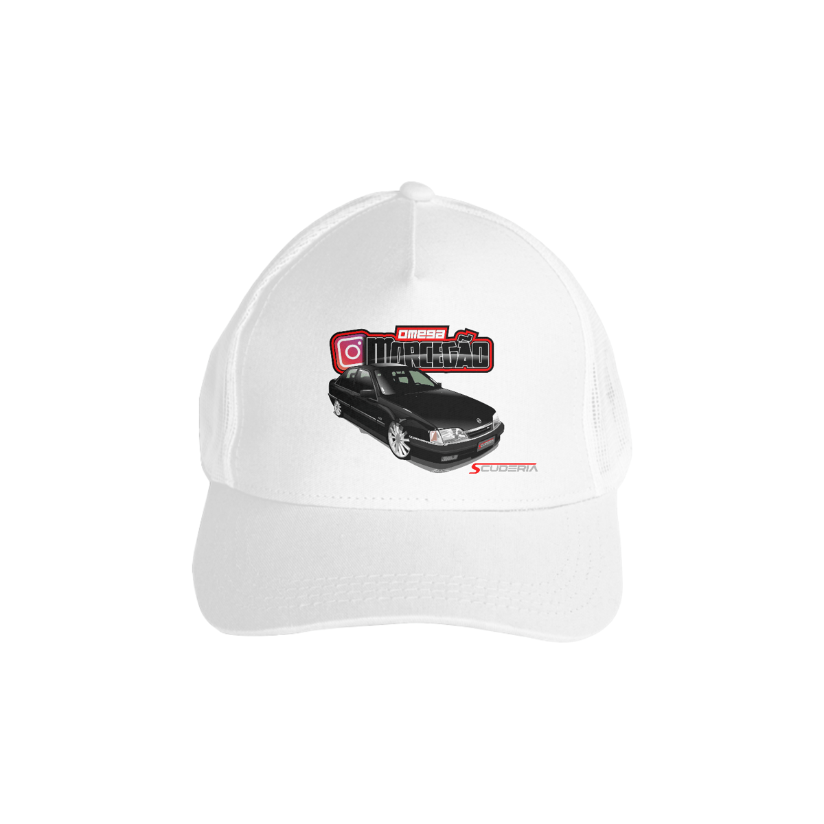 Nome do produto: Boné Americano com Tela Omega CD Scuderia