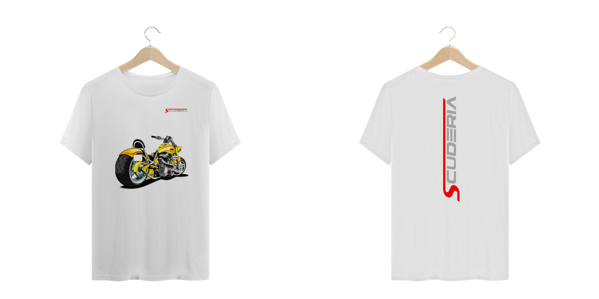 Nome do produto: T-Shirt Plus Size Moto Custom Scuderia