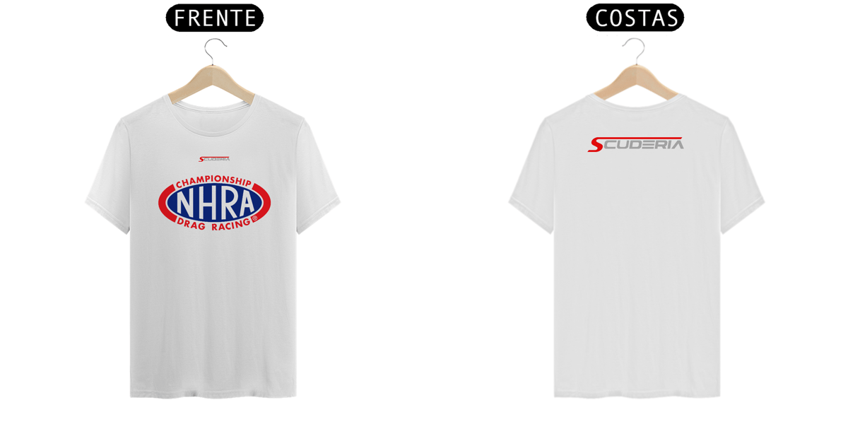 Nome do produto: T-Shirt Quality NHRA Drag Racing Scuderia